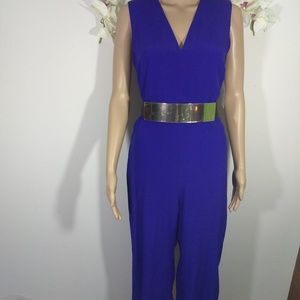 Women Zaro Basic Royal Blue With Belt Size S
